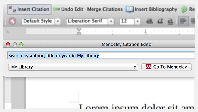 How To Open Mendeley Cite In Word