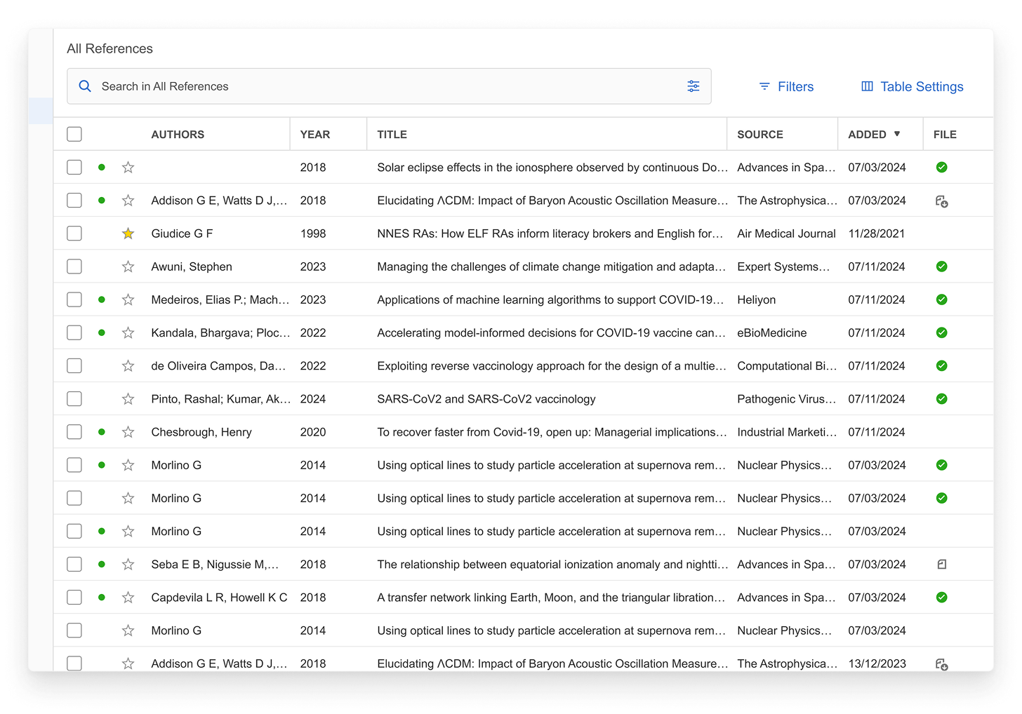 References Lookup Back to top
