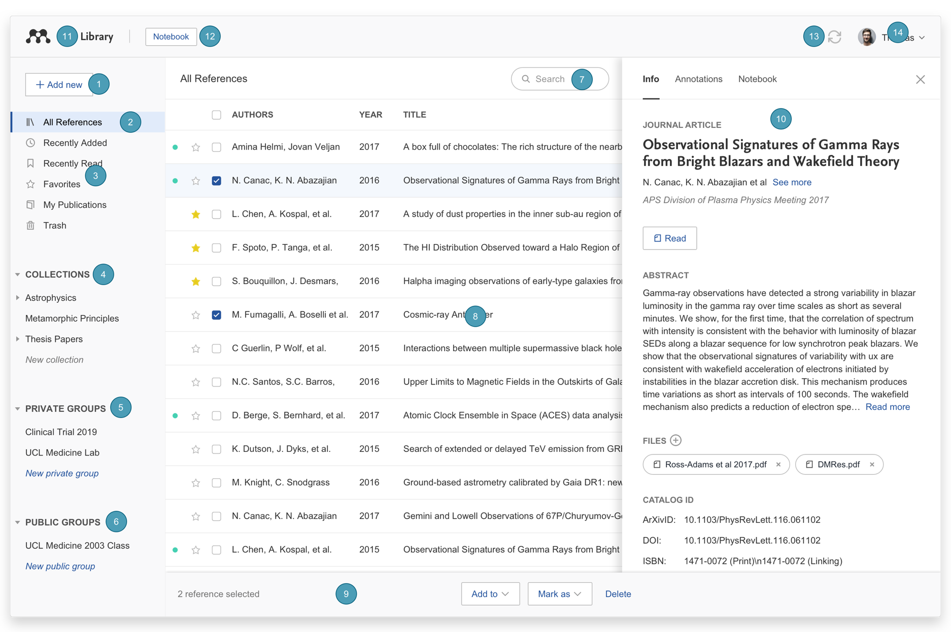 your mendeley library 0.7be8fe6f